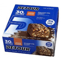 Detour Bar 12/85gr-Lower Sugar Chocolate Chip Caramel