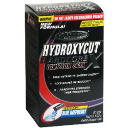 Hydroxycut Hardcore Ignition Stix 40 Packs-Blue Raspberry