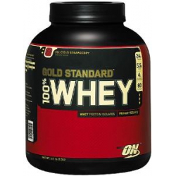 100% Gold Standard Whey 5lb-Delicious Strawberry